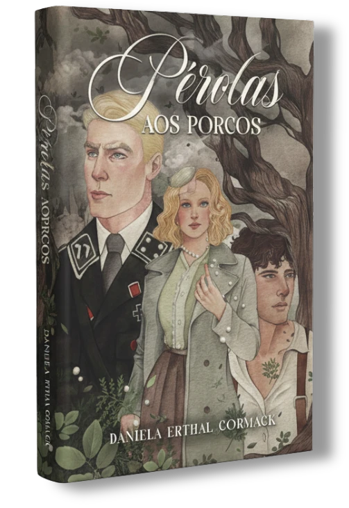 Mockup do livro Pérolas aos Porcos